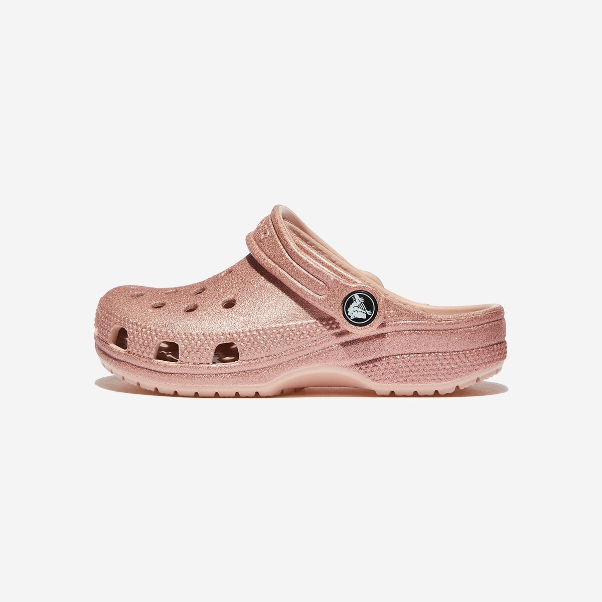 

[Crocs] Classic Glitter Clog Kids, CRS206993, 1010104301, Popular Korean Shoes 205