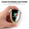 3D Metal Car Body Sticker Emblem Badge Rear Tail Trunk Decal Auto Accessories For Perodua Myvi Alza Ativa Facelift Myvi Ativa