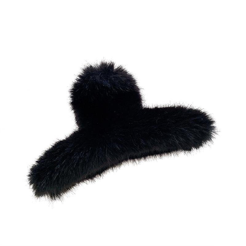 Luxuriöse Plüsch-Haarklammer für mühelos schicke Frisuren in verschiedenen Farben