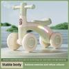Kippschutz Baby Laufrad Alter 1-3 4-Rad Leiser Rutschfahrzeug Gehwagen Spielzeug Kleinkind Trainings-Fahrzeug mit Sicherheitsrädern Indoor Outdoor