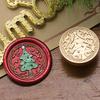 2.5cm For Christmas Card Seal Junk Journal Scrapbook Decoration For Festival Gift Wrapping Cards