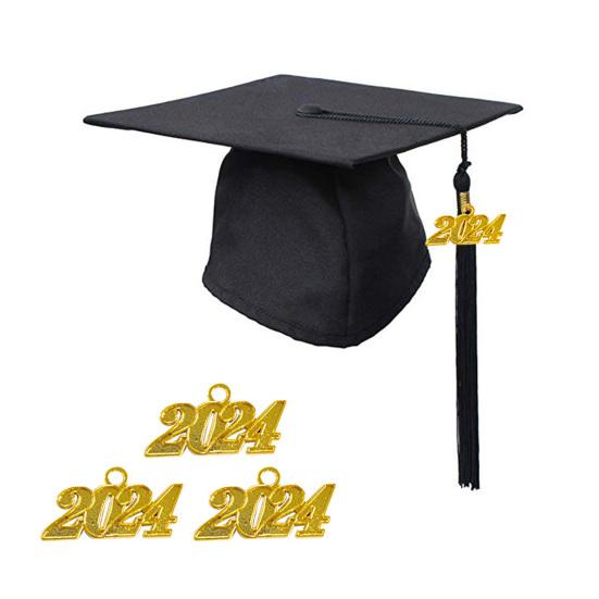 3/5 ks 2024 Promoce Střapec Přívěsek 2024 Promoce Přívěsek Promoce Klobouk 2024 Rok Karty Závěsná Dekorace