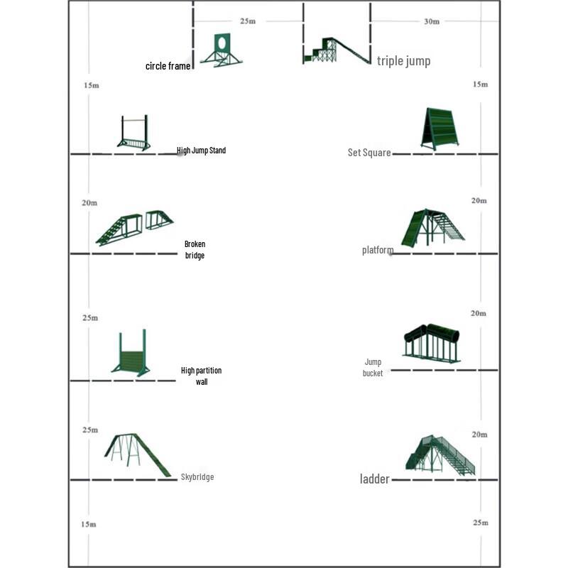 Dog Agility Training Jump Barrel