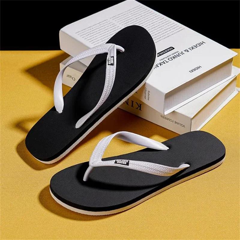 Fashion Men's Minimalist Flip Flops Summer Fashion Outdoor Anti Slip Wear-resistant Sports Sandals with Soft Beach Women's Casual Shoes