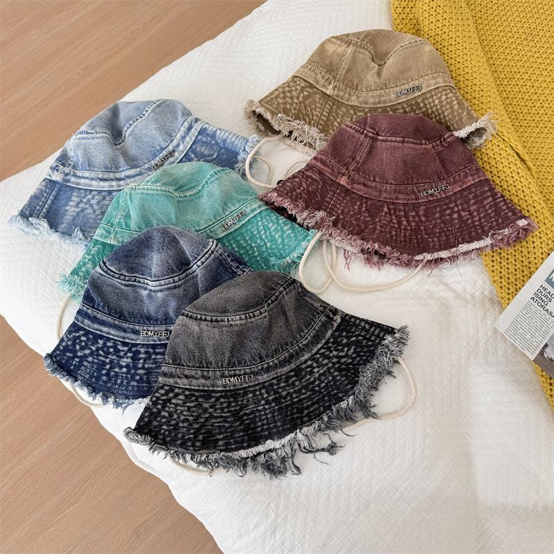 Versatile Hat Style Retro Burr Edge Womens Sunshade Hatscaps Fishermans