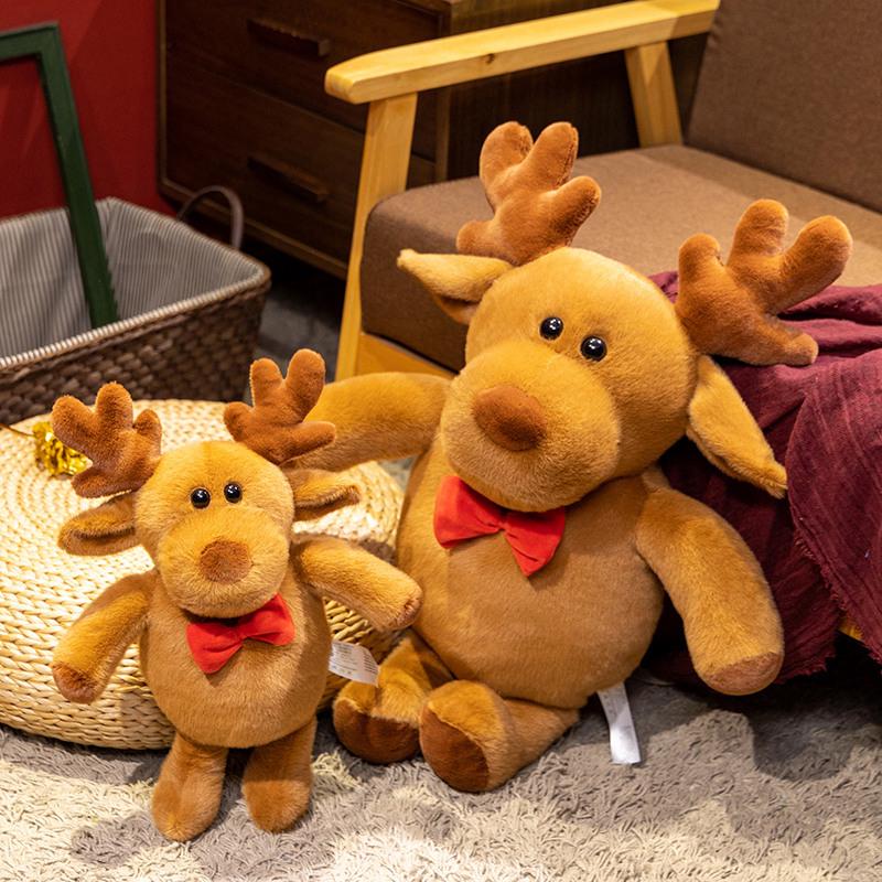 Cute Christmas Reindeer Plush Toy - Fawn Gift Doll 42 cm