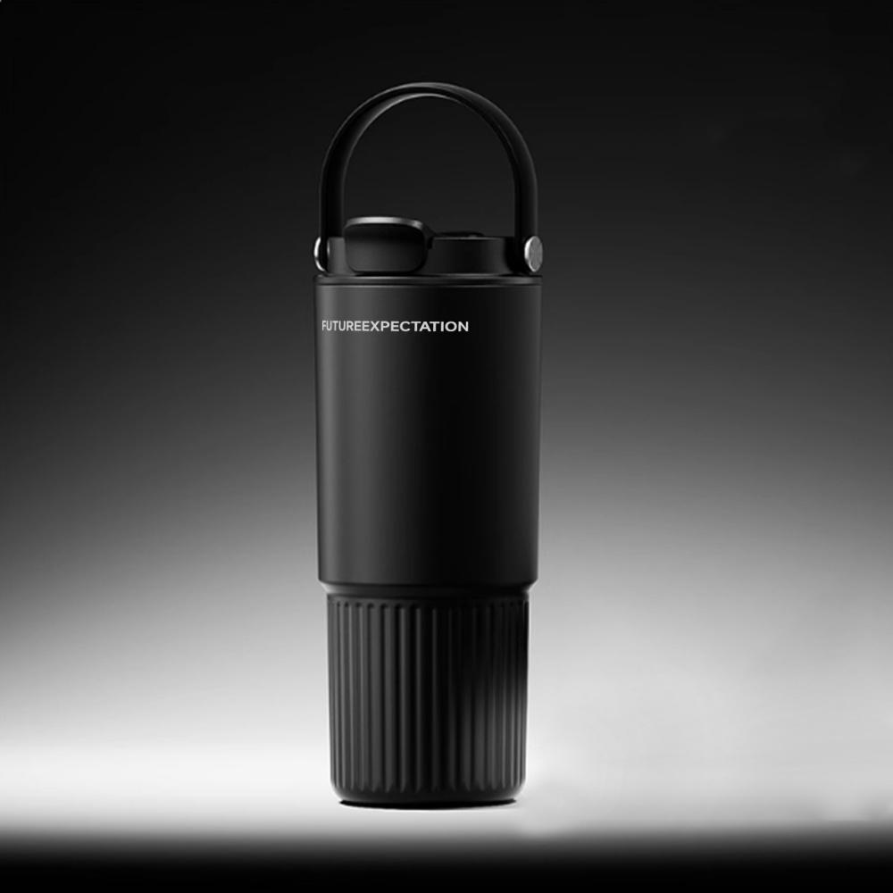 Leakproof Double Insulated Stainless Steel Tumbler with Handle BPA-Free Water Bottle for Outdoor Travel