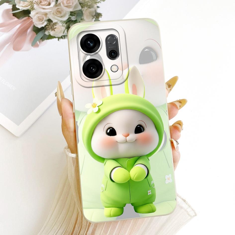 Cute Cartoon Phone Case For OPPO Reno 14 Cover Reno14 Pro Shockproof Silicone Funda Matte Bumper on OPPO Reno14Pro 5G Soft Shell