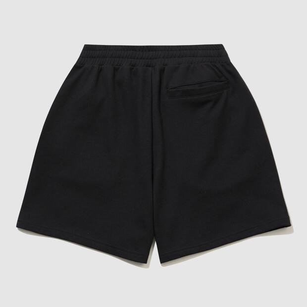 LECOQ Women'S Back Mesh Terry Crotch Loose Fit Shorts - Black Qr122Ohp31