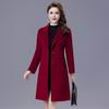 2026 Autumn/Winter Women's Double-Sided Wool Coat - Mid-Length Fashion for Mothers