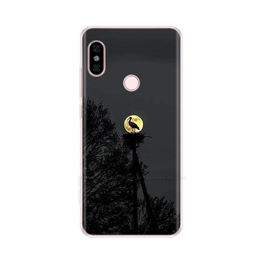 For Redmi Note 5 Note5 Pro Protective Shell Soft Silicone Phone Case Cartoon Painted Back Cover For Redmi Note 5 6 Pro Fundas