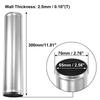 X Autohaux OD 34-102mm Length 20" 300mm 500mm Aluminum Alloy Tube Intercooler Pipe Straight 45 Degree  Air Intake Tube for Car
