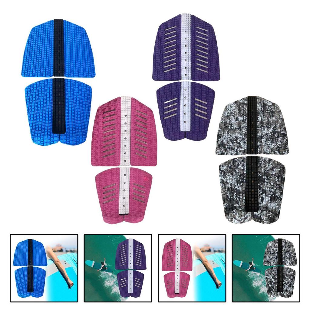 6x Surf Traction Pads Nonslip Accessories for Paddle Board Surfing Longboard