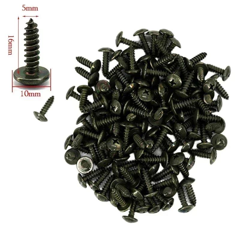 Mixed Car Motorcycles Metal Screw Tapping Fastener Clip U-Type Clip with Screw Anti-rust Protection Clip Screw Buckle Iron Sheet