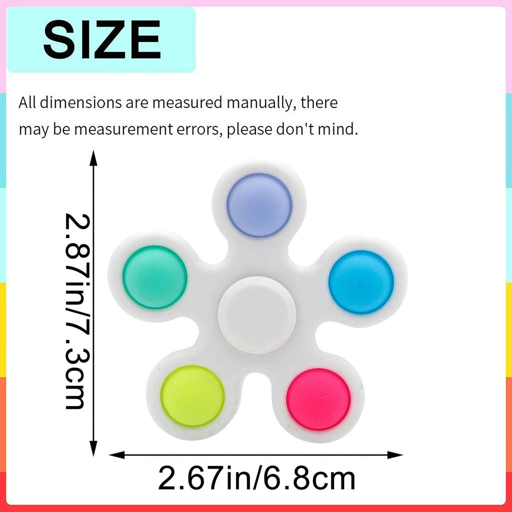 Buy Rotation Dimple Sensory Toy Mini Fidget Dimple Toy Early ...