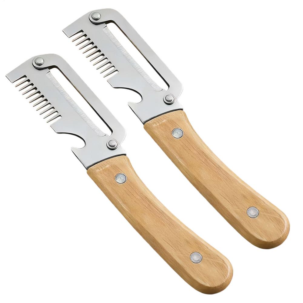 2pcs Vegetable Peeler Potato Peeler Multi Functional Shredder Veggie Peeler With Bottle Opener/ Scallion Peeler Fruit Peeler