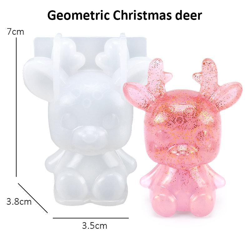 Stereoscopic Animal Resin Molds Silicone Bear Casting Molds Epoxy Resin Mold for Keychains DIY Handmade Resin Jewelry Supplies