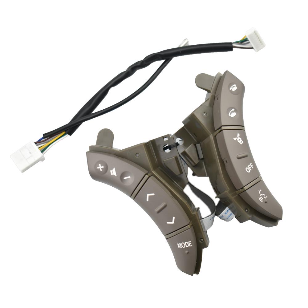 

Ruili 6 кнопок рулевого управления автомобиля для Toyota Highlander Land Cruiser 2004-2009 84247-58010 Многофункциональное рулевое колесо 75B037-Brown