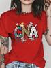 CNA In Bold Designs Pure Womens Harajuku Short Sleeve Tshirt Clothing Street Sleeved Harajuku Streetwear Aesthetic Clothes