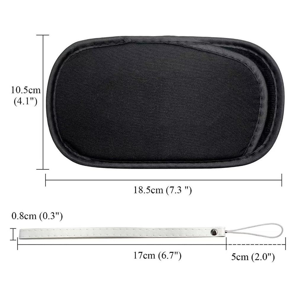 Protective Storage Bag Pouch w/ Hand Wrist Lanyard for Sony PSP 1000 2000 3000