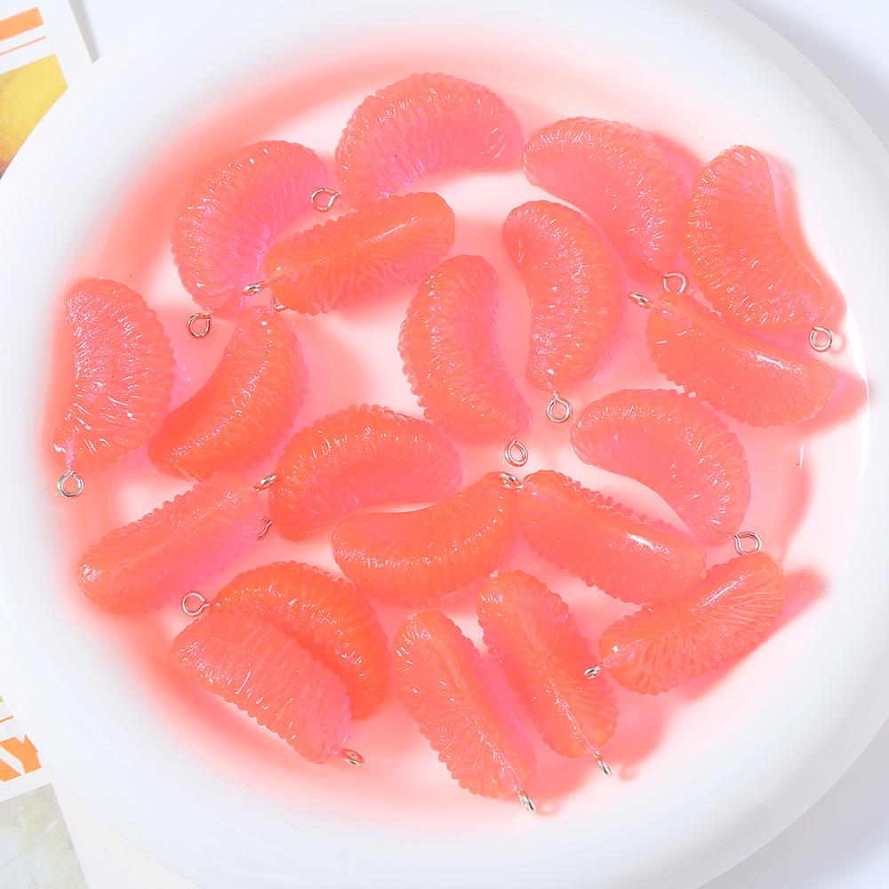 Resin Fruit Miniature DIY Accessories: Earrings, Keychains, Phone Cases, and Bag Pendants