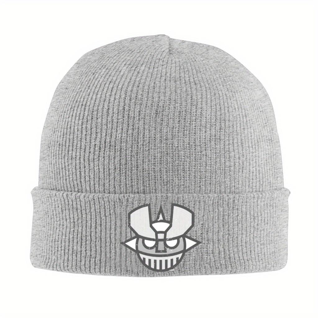 Mazinger Z Bubble Knitted Hat Beanie Autumn Winter Hats Warm Hip-hop Caps for Men Women