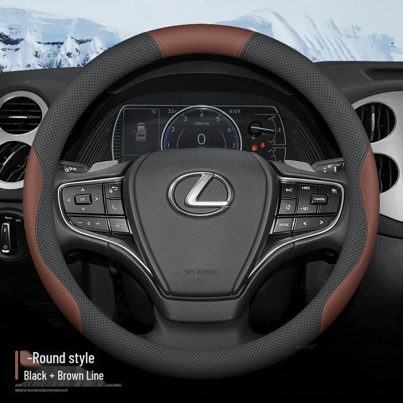 All-Season No-Sew Steering Wheel Cover for 2019-2025 Lexus LX