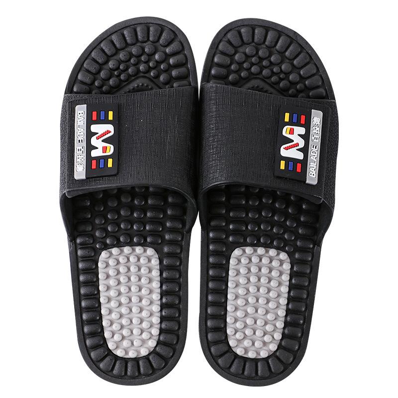 Summer Soles Massage Slippers Men's Acupoints Soles Soles Soles Home Indoor Antiskid Home Lovers Men's Home Cool Slippers