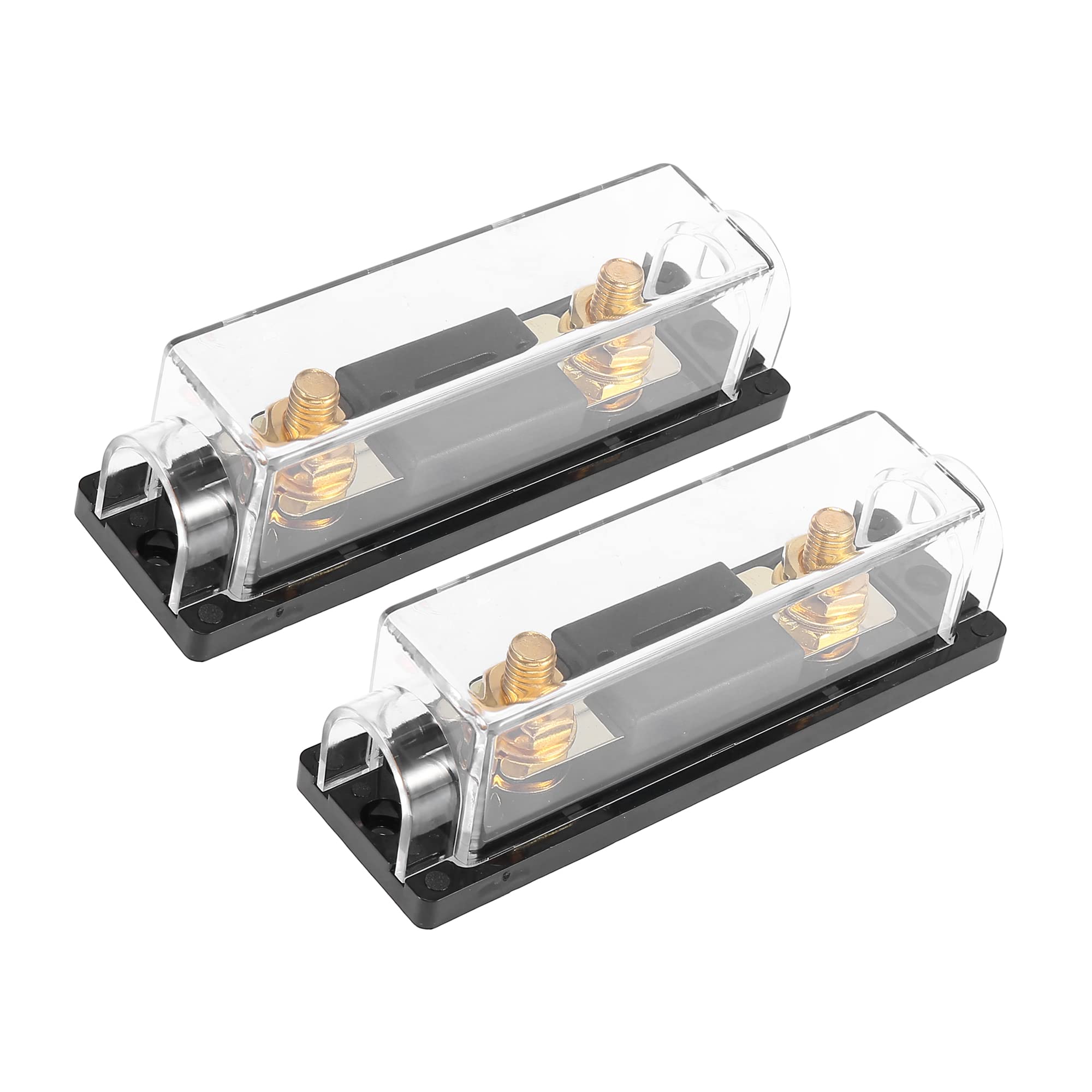 

ACROPIX ANL Fuse Electrical Protection Fuse with In-Line Holder for Car Audio Video Stereo 80A Black 2pcs золотой