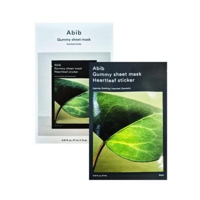 Máscara Facial em Folha Gummy Adesivo de Folha de Coração, 10 folhas, 1 caixa