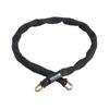 Bike Chain Lock 5.91 Ft Security Bicycle Chain Lock 9.5mm Thickness Black