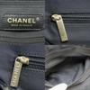 Used CHANEL Tote Bag PM New Travel Line Jacquard Nylon/leather Black COCO Mark