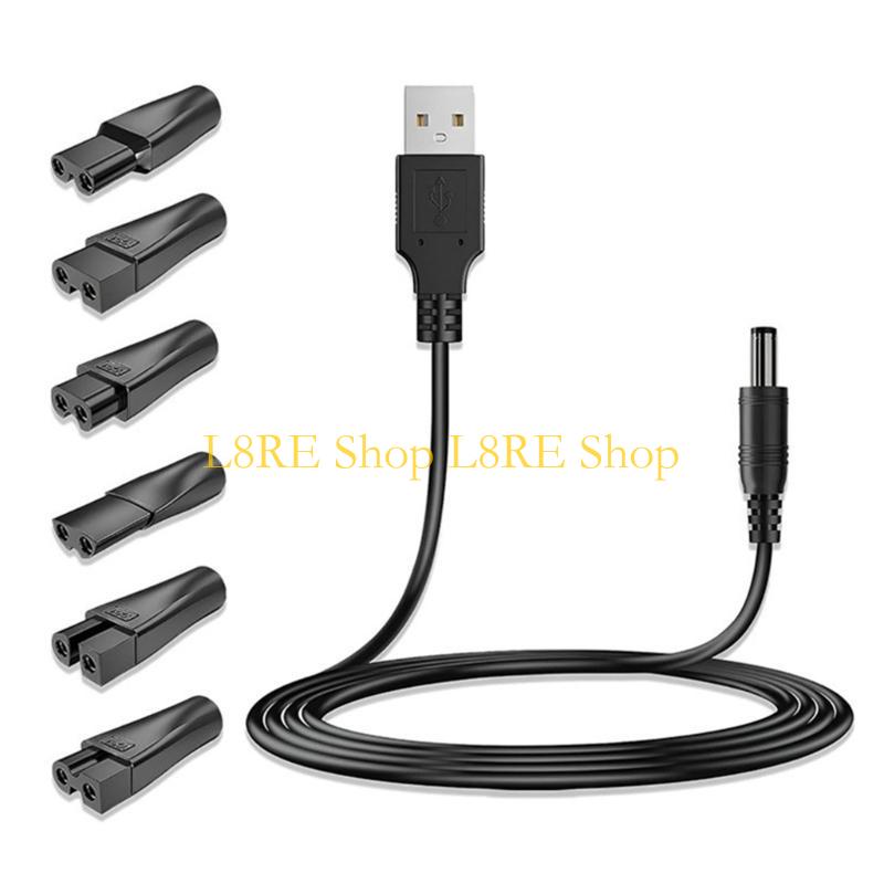 L8RE Charging Solution for Electric Beard Trimmers and Purifiers USB Adapter Kits