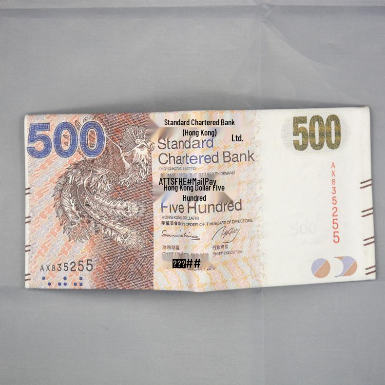 Unisexová krátká peněženka s kreativními vzory měn z různých zemí