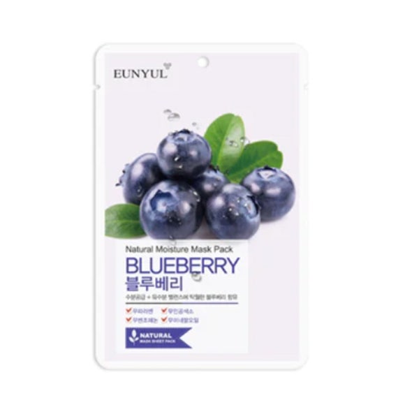 Eunyul Natural Mask Pack 10 видов (13 вариантов) Blueberry 10PCS