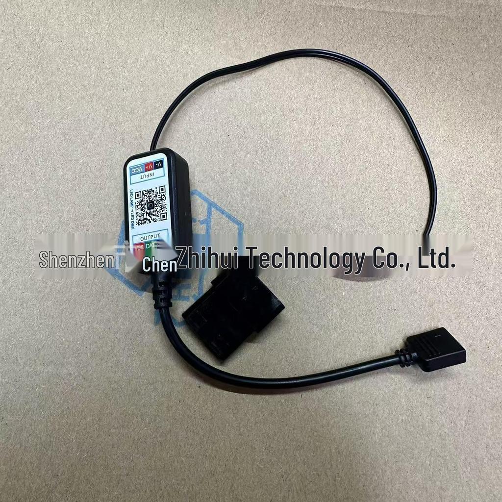 5V 3-Pin RGB LED Strip Bluetooth Controller for Case Fan (4-Pin SATA)