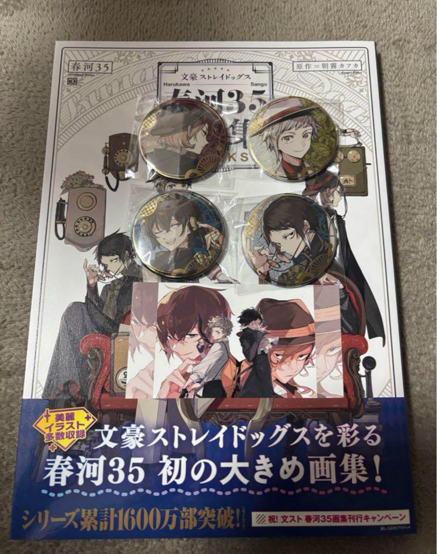 

[Б/У] Bungo Stray Dogs Харукава 35 Артбук Набор фольгированных значков из 4 штук Ограниченное издание для Gamers