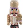Nutcracker Figure Doll Wooden Nutcracker for Desktop Fireplace Decoration