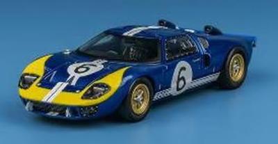 FREESTYLE Finclassically Stavebnice modelu Ford GT40 Holman 1966 Le Mans 24H Bianchi 1/64 FY64079 Mk.II P1031, & Moody, #6, M. Andretti/L.