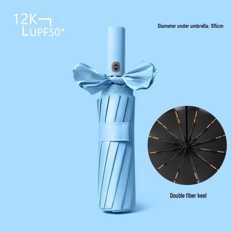 Customizable 72-Bone Automatic Sunshade Umbrella with Sunscreen Protection for Men and Women, Suitable for All Weather Conditions.