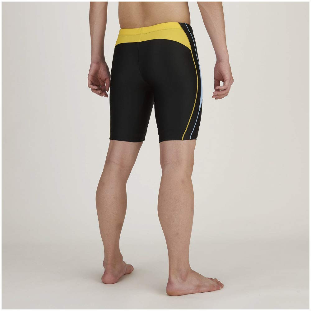 Mizuno Fitnessové plavky poloviční šortky N2JB0116 Modré M Pánské (Vnitřní délka nohavice 21 cm) Barva Velikost