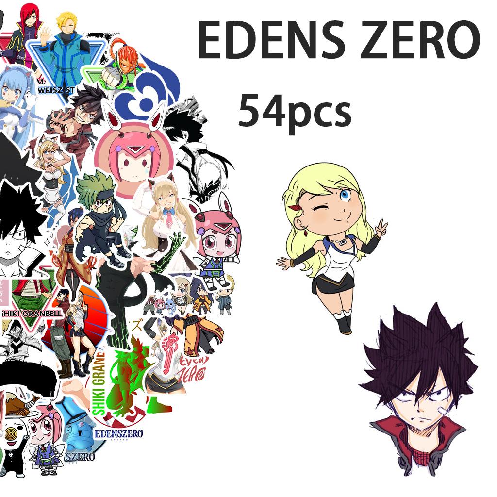 54 Japanese Anime Series Waterproof Decorative Stickers for Journals, Phones, Water Bottles, and Notebooks