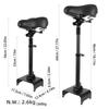 Suitable for Ninebot F20 F25 F30 F40 Segway Ninebot F Series Scooter Black Seat Foldable Height Adjustable Shock Absorbing Folding Seat Saddle