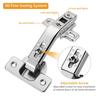 2pcs Hydraulic Cabinet Hinges Stainless Steel Cabinet Hardware Lazy Susan Hinge  Cupboard