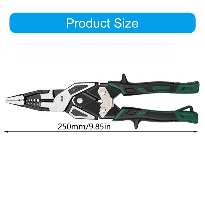 Versatile Multifunctional Combination Pliers With Ergonomic Grip For Home Repair Cable Cutters And Screw Gripping