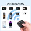 Portable Bluetooth-compatible Remote Controls for Action Cameras Comfortable Grip Easy Operation During Sports and Travel