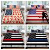 Set cuvertură de pat pentru acasă Huse de pat cu drapel cu imprimeu 3D Huse de pilotă pentru copii Cadou Lenjerie de pat Nation