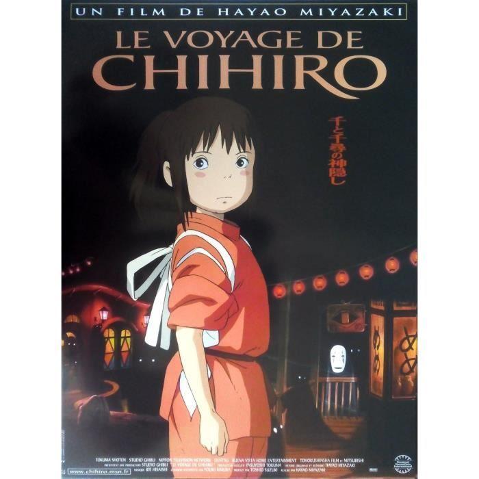 

LE VOYAGE DE CHIHIRO Affiche cinéma Originale Roulée Petit format 53x40cm Rolled Movie poster MIYAZAKI