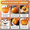 Halloween DIY Stainless Steel  Lamp Carving Knife Mold Set Of 13 Lamp Carving