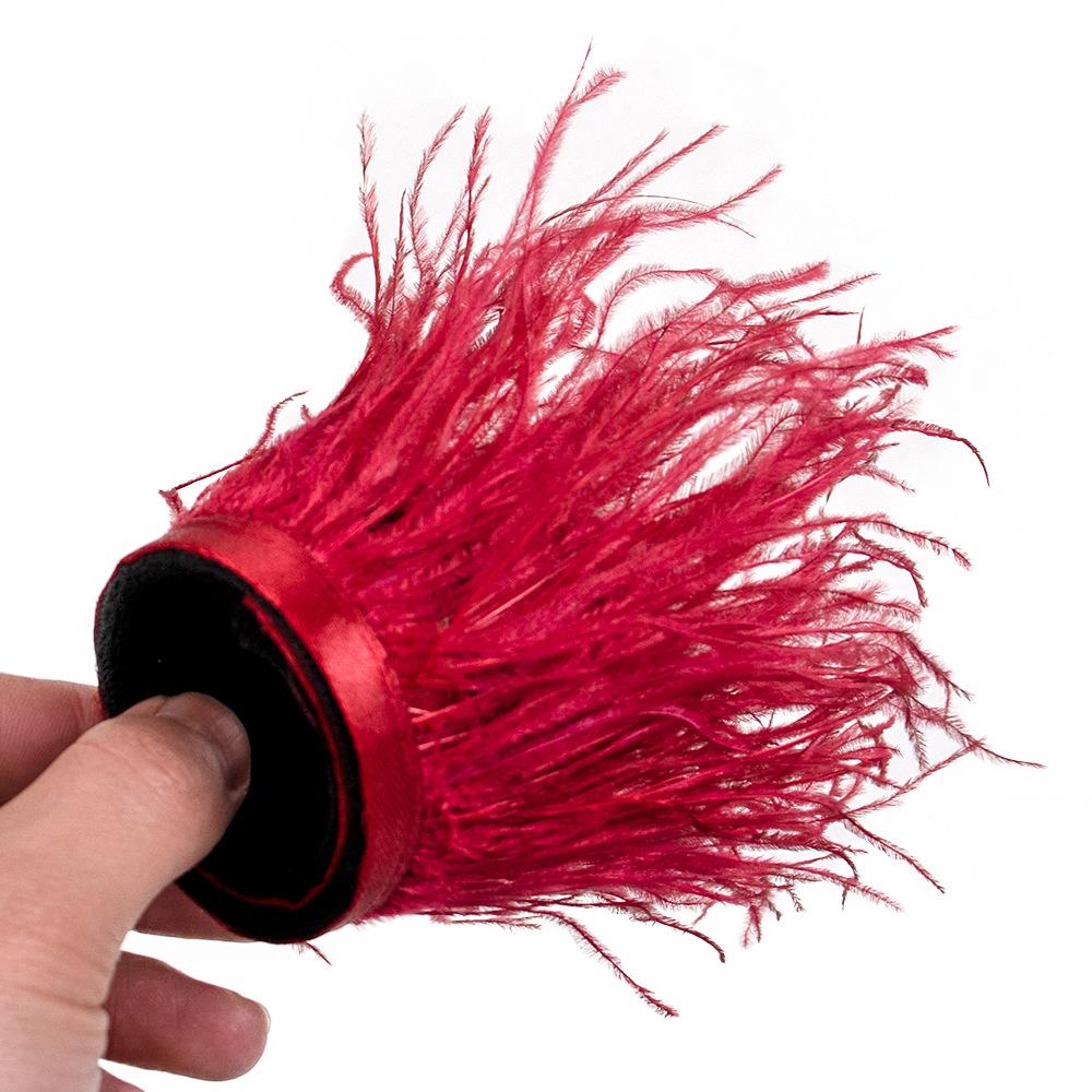 New Fairy Feather Ring Bracelet Ostrich Feather Feather Wrist Flower Ornaments Toys Stage Performance Tools